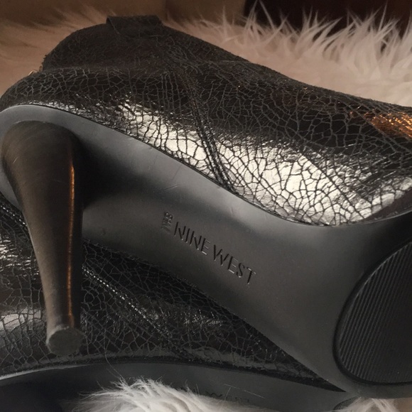 Nine West open toe booties - Picture 4 of 4